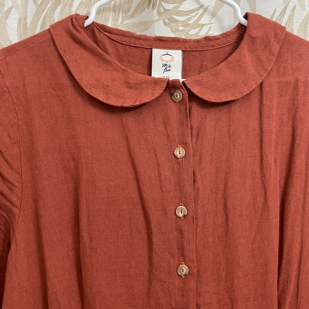 Son de Flor dark rose classic dress in 2xl